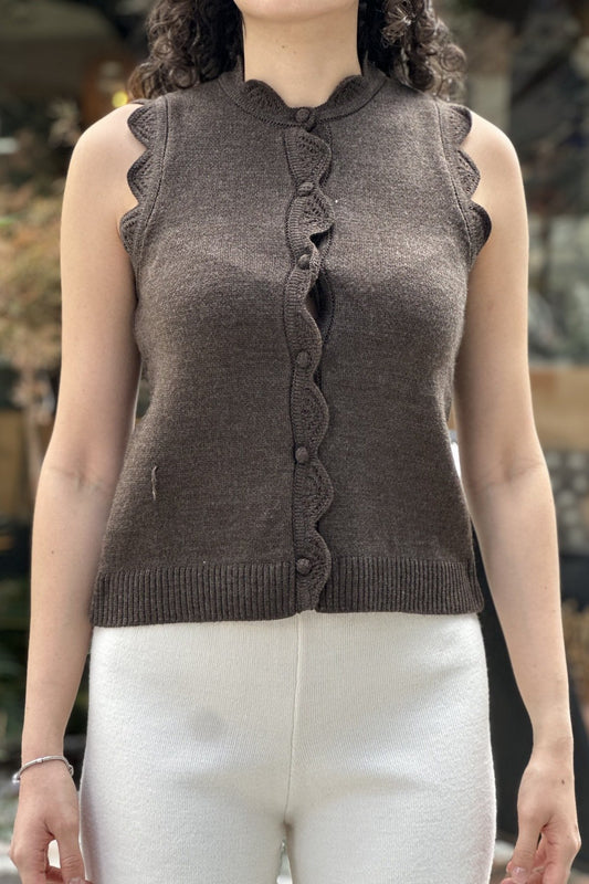 كنزة نسائية محبوكة من الدانتيل