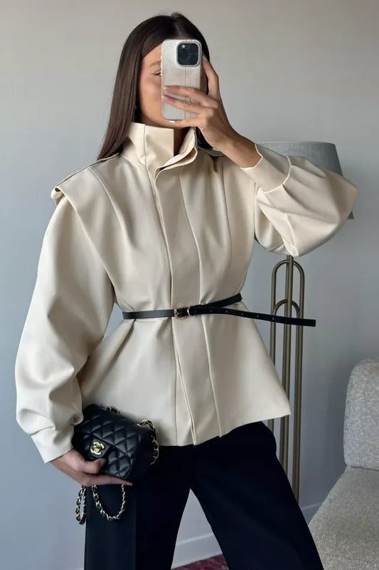 جاكيت بومبر نسائي كلاسيكي