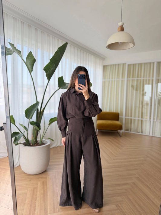 Mocha Breeze Two-Piece Set