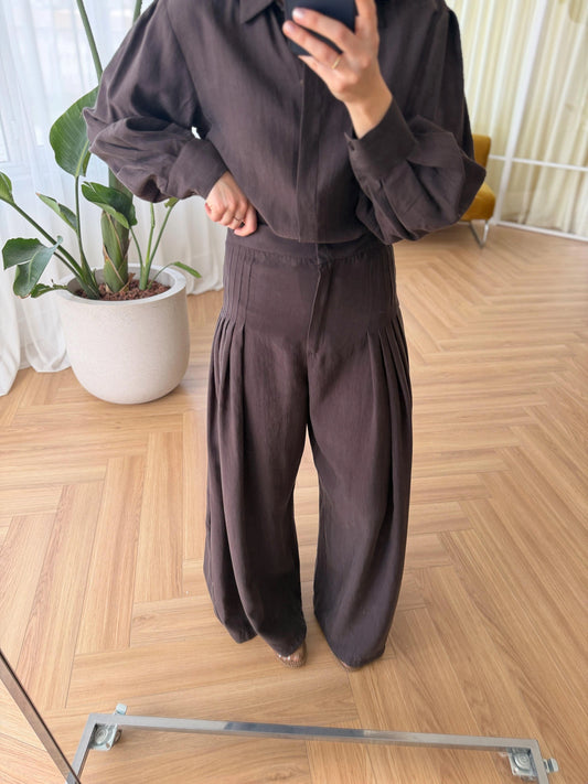 Mocha Breeze Two-Piece Set