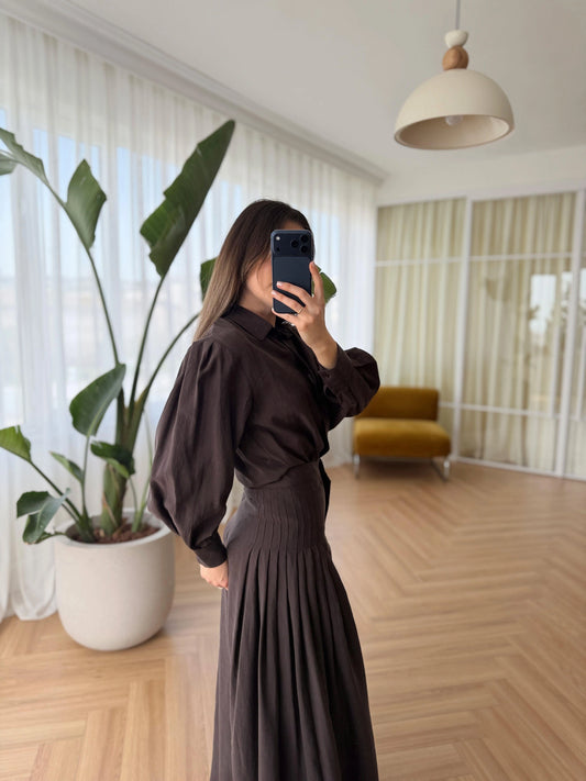 Mocha Breeze Two-Piece Set