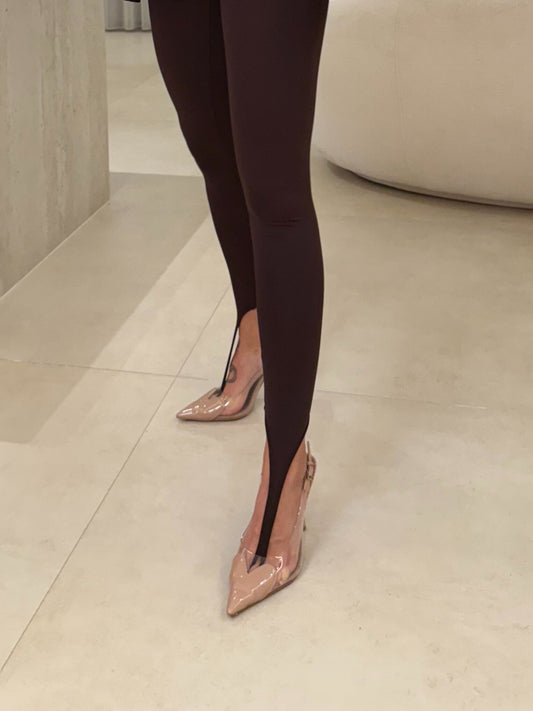 Brown Soft Stretch Leggings