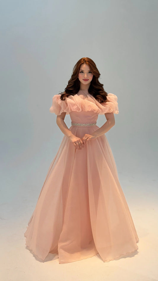 Peri Powder Vibe Evening Dress