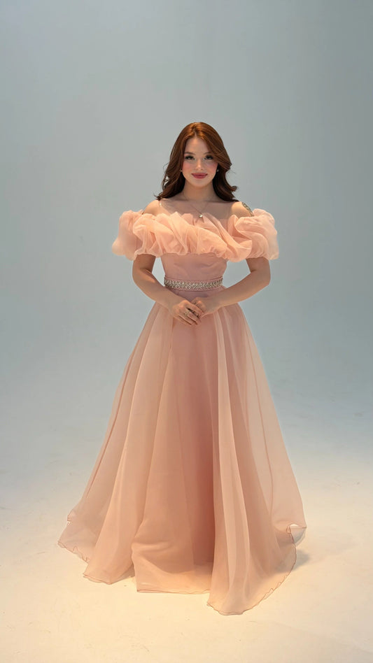 Peri Powder Vibe Evening Dress