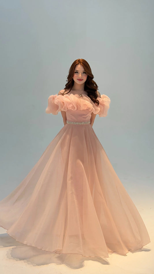 Peri Powder Vibe Evening Dress