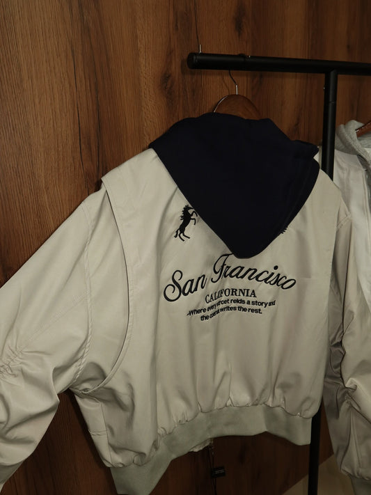 San Francisco Double-Layer Bomber Jacket