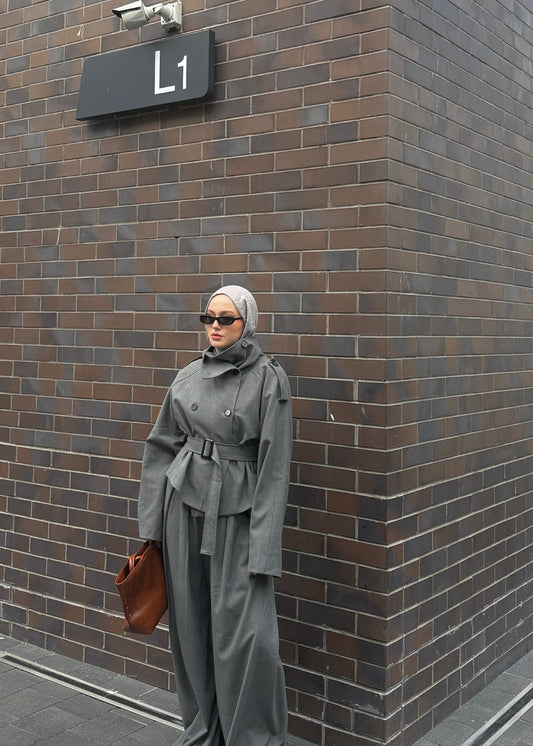 Structured Trench Co-Ord Set