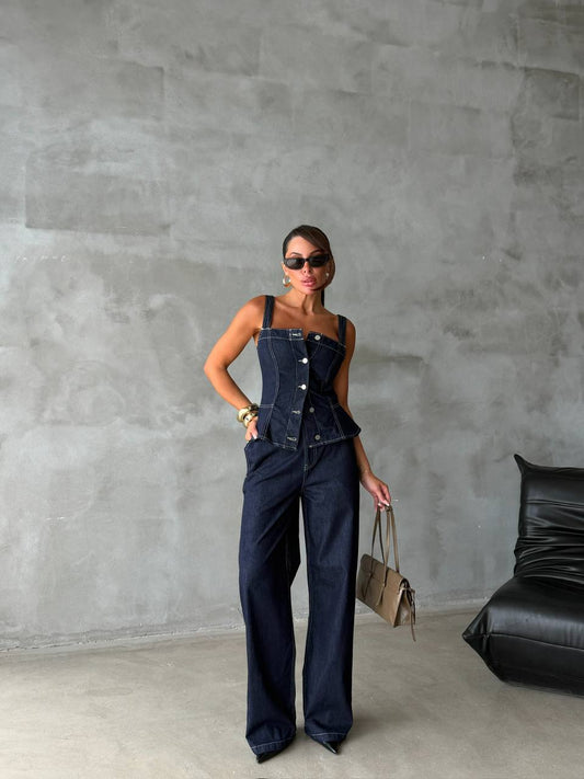 Modern Denim Statement Set