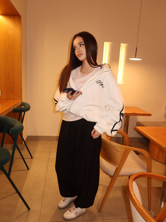 Signature Script Hooded Jacket