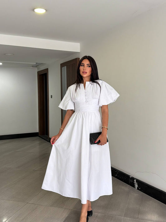 Aurora White Maxi Dress
