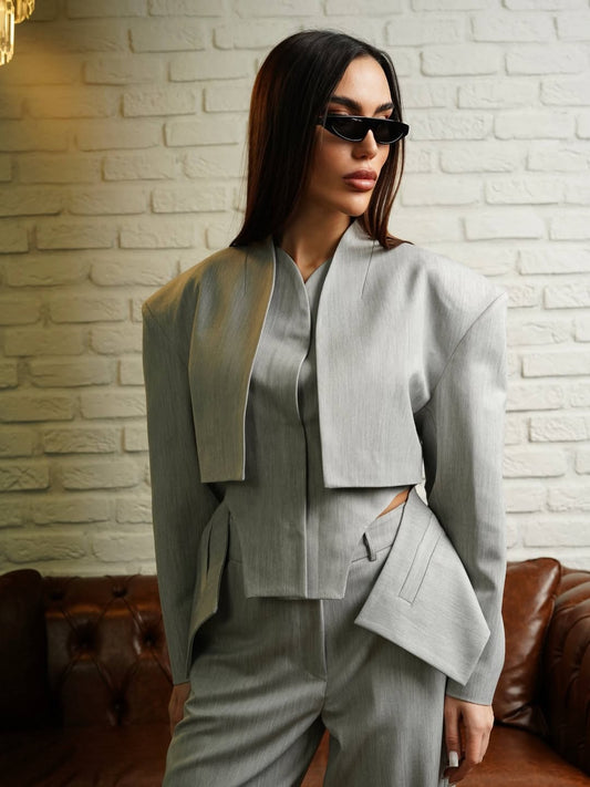 Elegant grey 2 Piece Suit