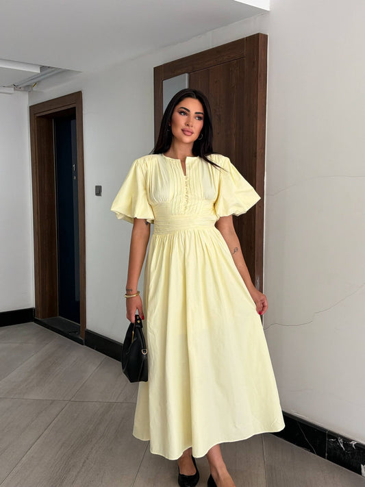 Aurora Yellow Maxi Dress