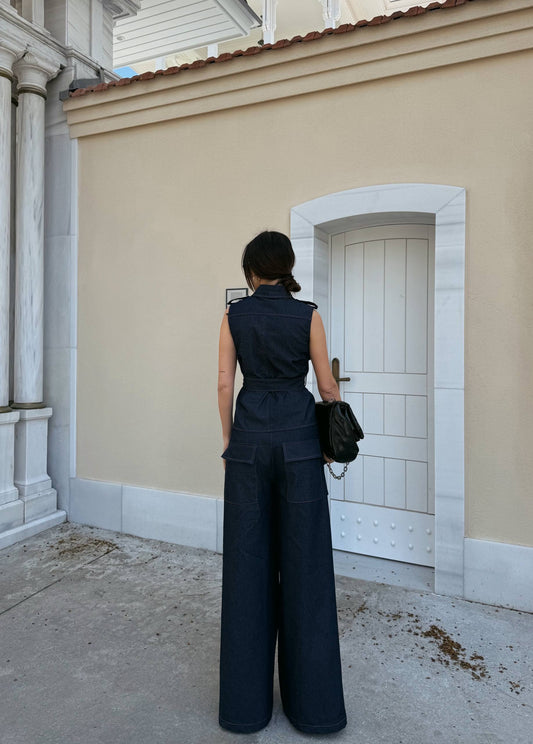 Midnight Denim Utility Set