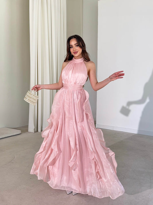 Passion Ruffle Pink Dress