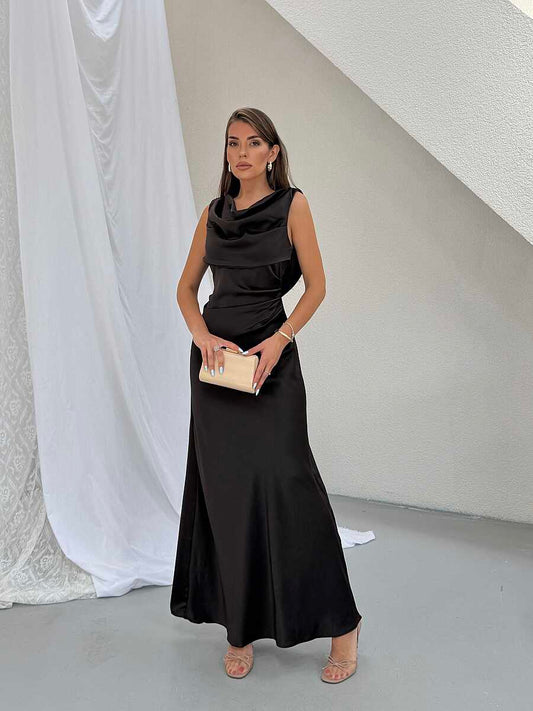 Dark Brown PURSLANE Maxi Dress