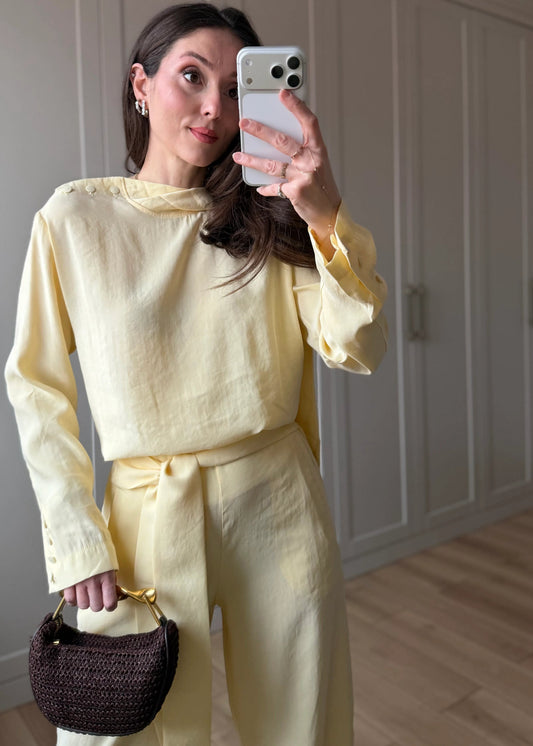 Modest Chic Butter Yellow Summer Set