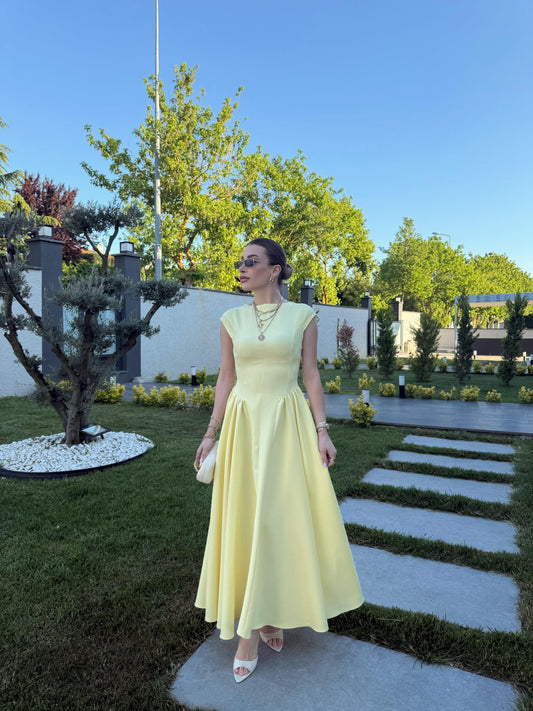 Fitted Midi Length Dress