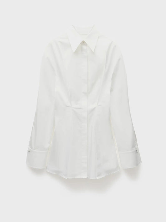 قميص قطني مطوي