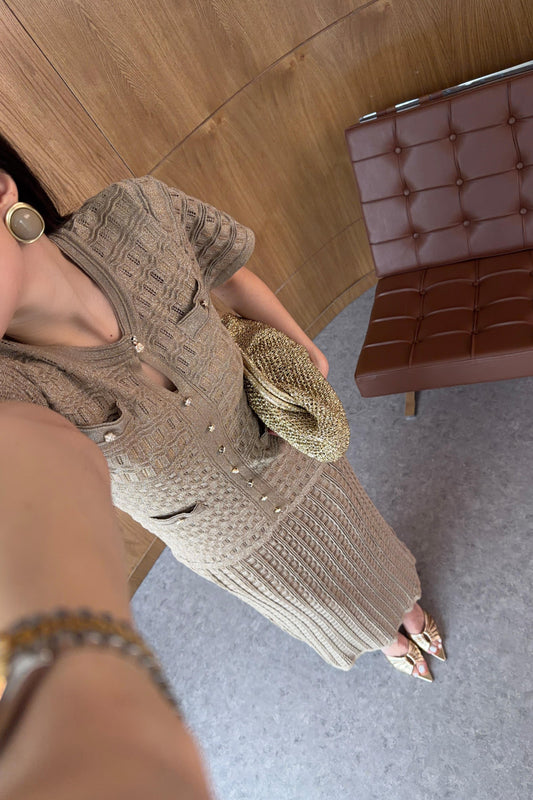 Sandro Knit Maxi Dress