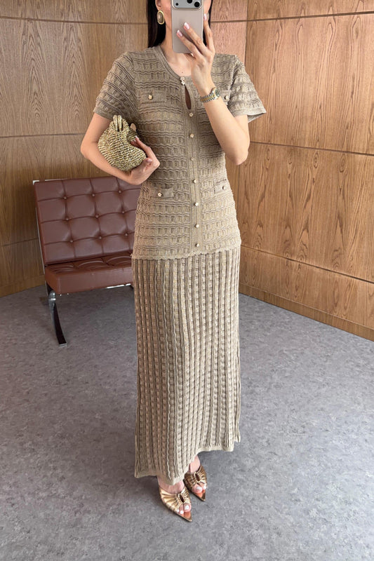 Sandro Knit Maxi Dress