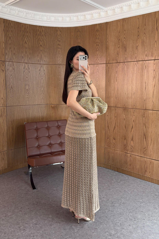 Sandro Knit Maxi Dress