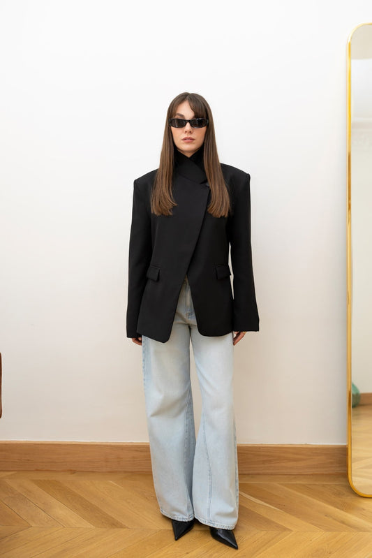 Belinda Mandarin Collar Jacket