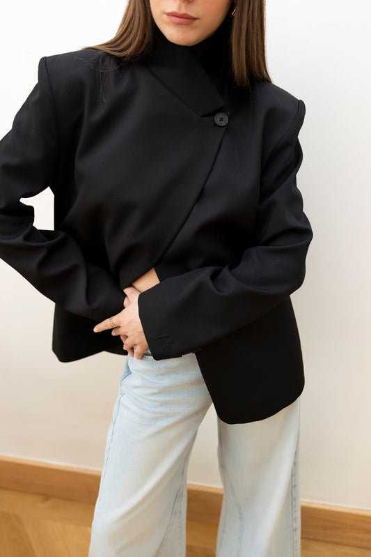 Belinda Mandarin Collar Jacket