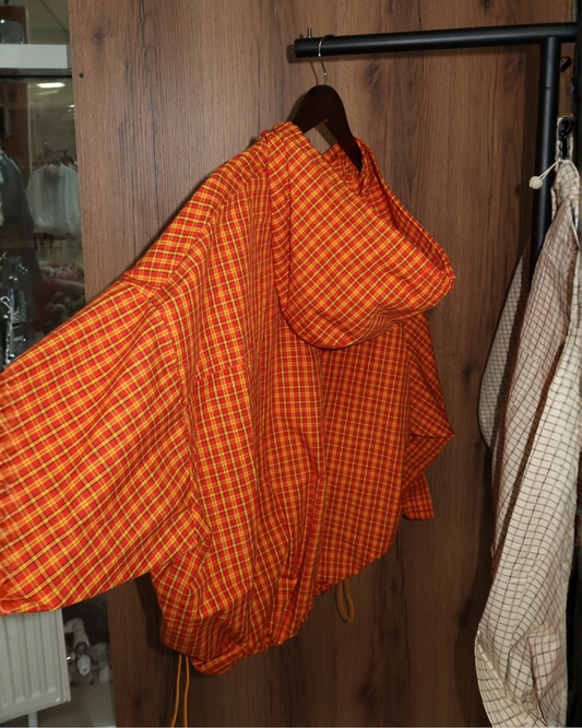 Romy Plaid Hooded Jacket