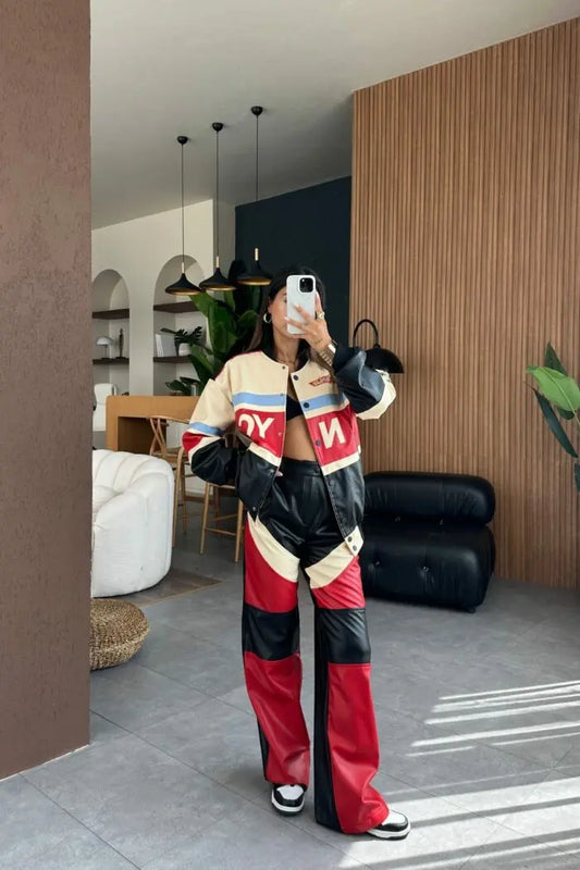 Motorsports Nyc Biker Leather Pants