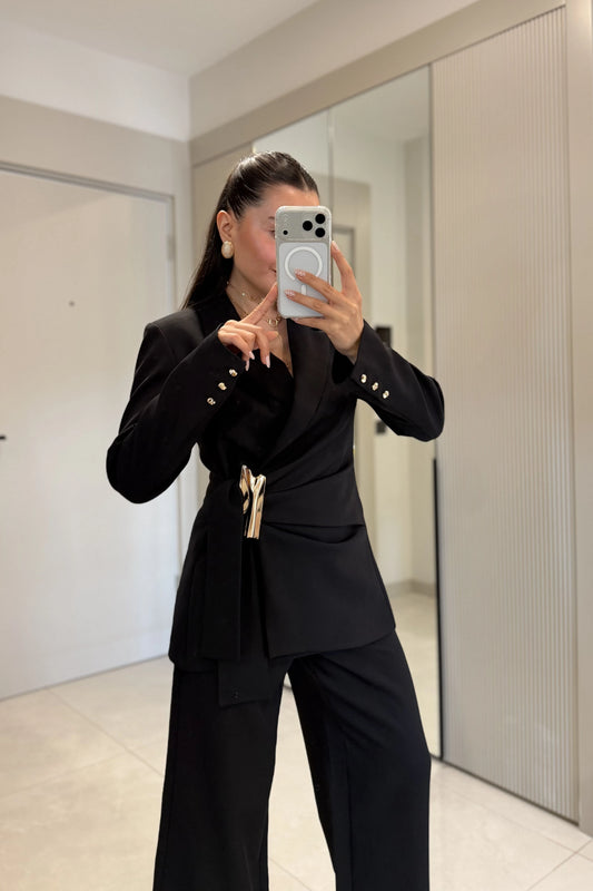 GOLD BUCKLE TWO-PIECE SET