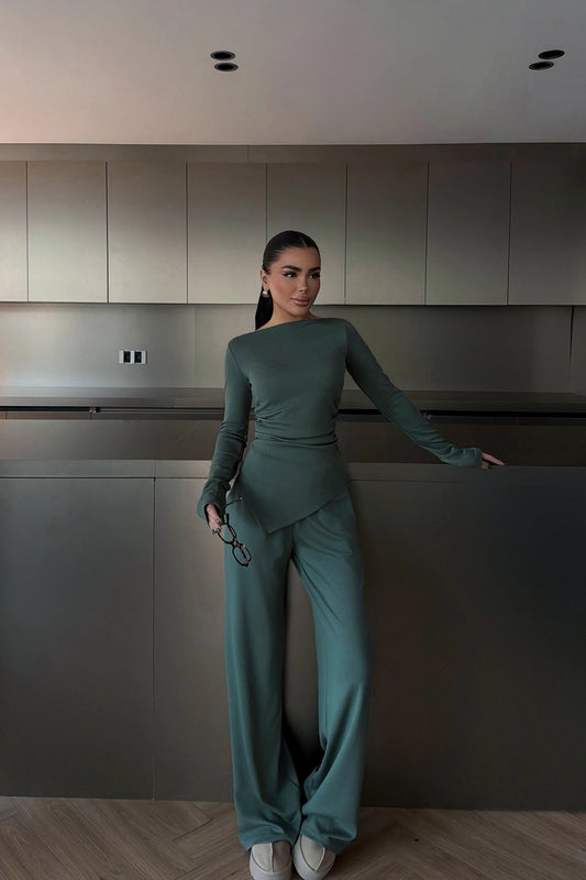 Green Borelli Suit