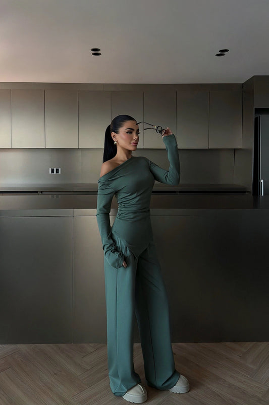 Green Borelli Suit