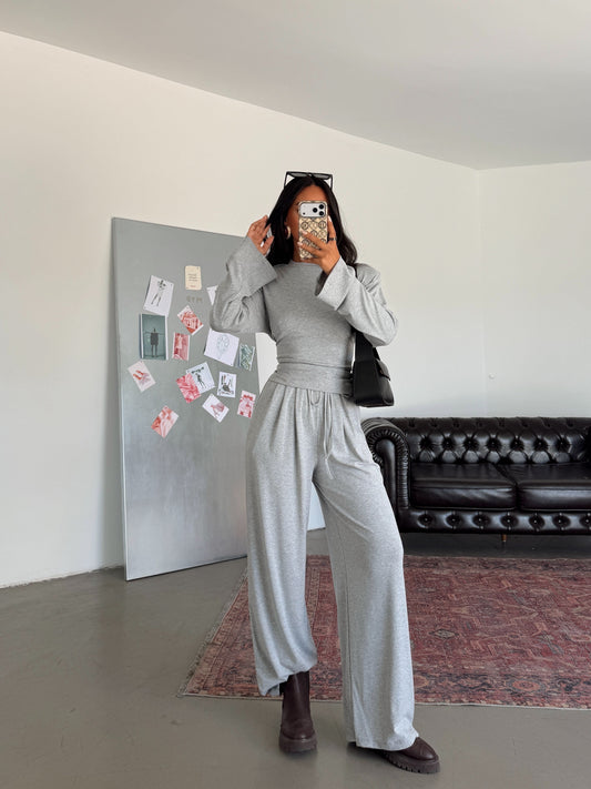 Livia Grey Soft Lounge Set