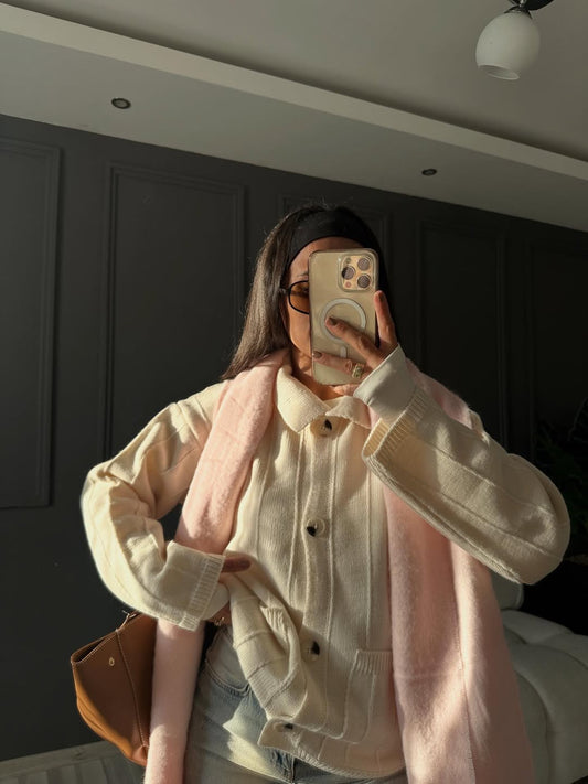 Knit Button-Up Cardigan