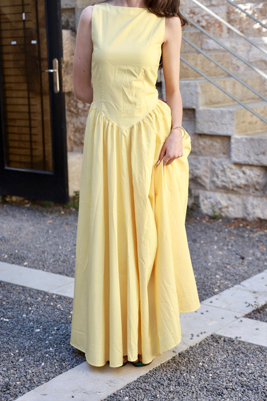 WAIST DETAILED DESIGN DRESS ARVERNA