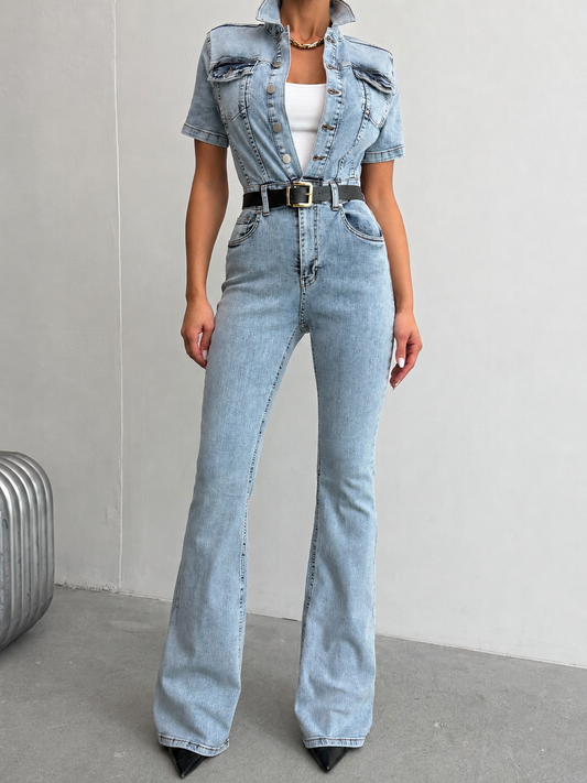 Womens Denim Jumpsuit