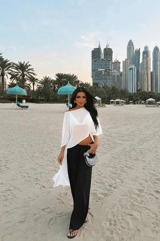 White Mariah Shawl