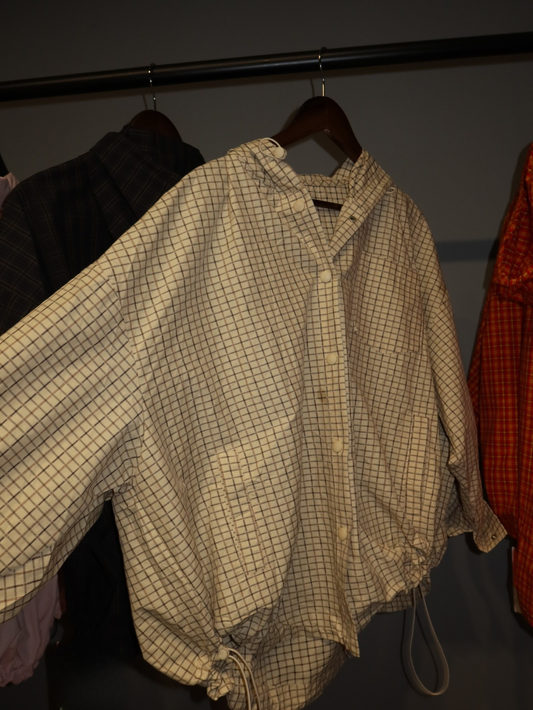 Romy Plaid Hooded Jacket