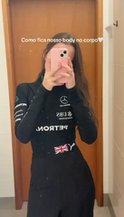 High Collar Mercedes Bodysuit