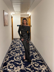 Silver Lelia long dress