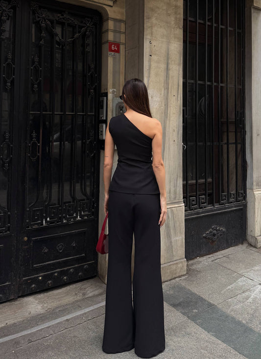 Veloura One-Shoulder Set