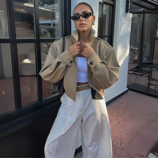 Premium With Epaulettes Piece Stitching Jacket ARVERNA