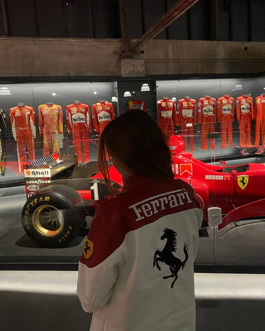 Formula 1 Ferrari Racing Leather Jacket