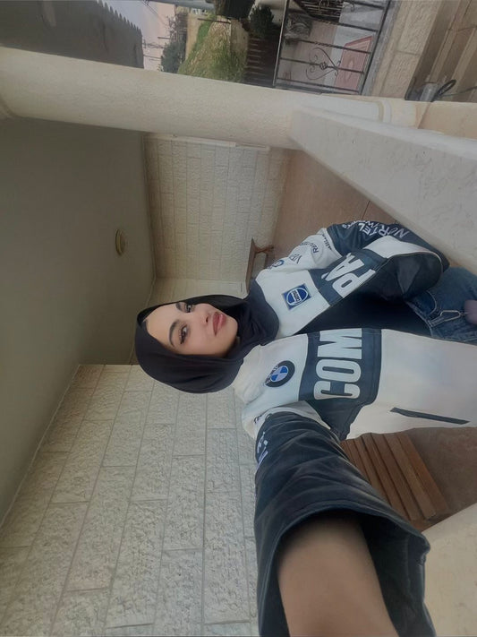 سترة جلدية لسباقات فورمولا بي إم دبليو