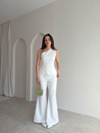 Veloura One-Shoulder Set