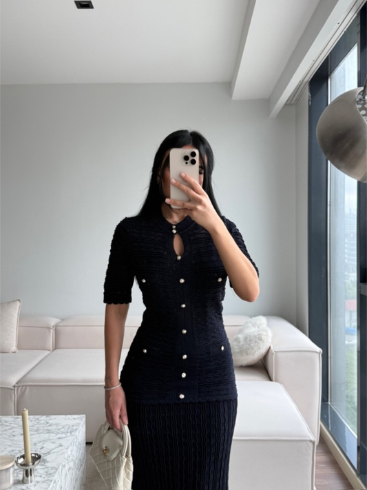 Sandro Knit Maxi Dress
