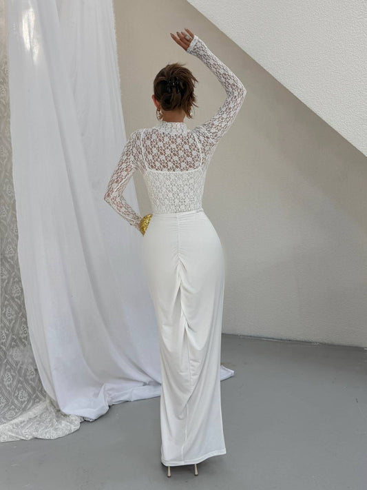 Espresso Lace Three-Piece Set