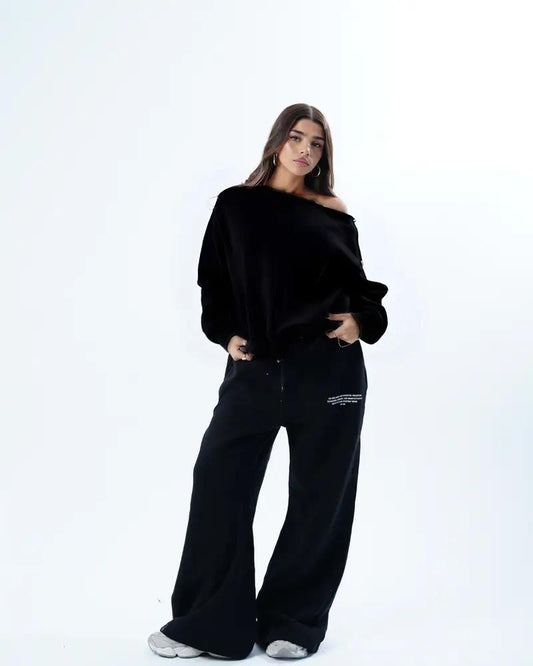 ARVERNA Off Shoulder Black Full Set