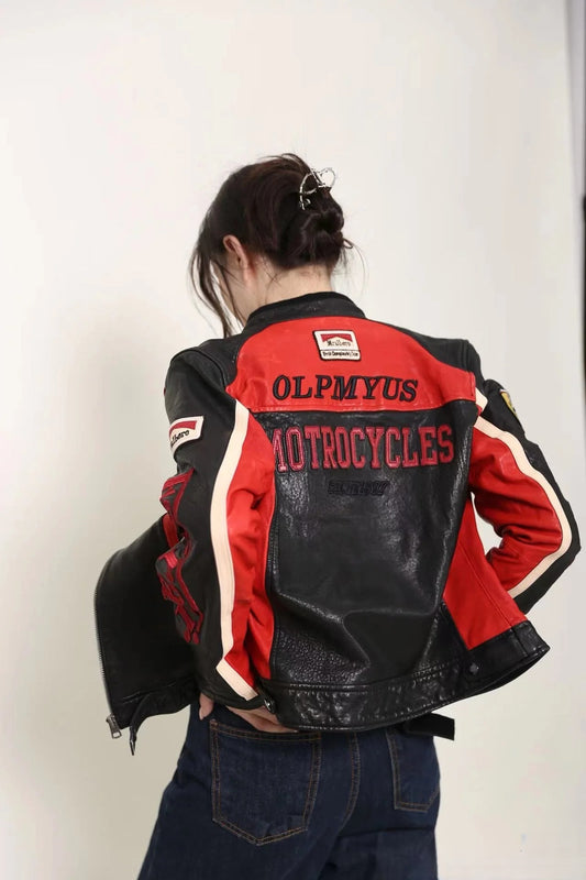 Formula Ferrari F1 Leather Jacket