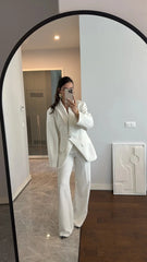 Waist-Sit Suit with Padded Waistband